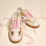 Step It Up Shoelaces–Sheer Pink