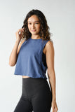 Pima Cotton Relaxed Side-Knot Tank