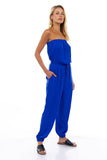 Strapless Elastic Banded Jumpsuit