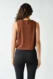 Pima Cotton Relaxed Side-Knot Tank