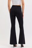 High Rise Super Flare Jean Black [WV36808BLK-1]