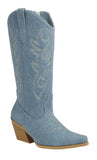 Western Mid Calf Boots
