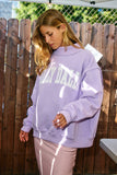 IT2594E-DILLYDALLY | 'DILLY DALLY' Mock Neck Sweatshirt
