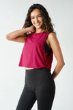 Pima Cotton Relaxed Side-Knot Tank