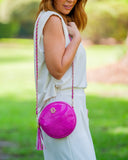 Cece Circular Crossbody Hot Pink EC