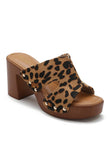 Trendy comfortable wedge heel mules KA-78