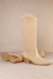 JULIETTE SLEEK MODERN WESTERN TALL BOOTS