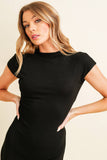 Side Slit Midi Dress