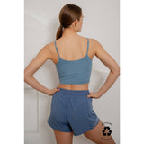 RECYCLED ACTIVE SHORT WITH MESH: Soft Mint / S-M-L-XL(2-2-2-2)