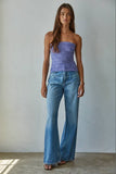 S1241A | Knit Modal Nylon Spandex Seamless Jacquard Tube Top