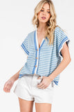 GINGHAM KNIT BUTTON UP CARDIGAN