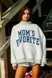 FAVORITE Reversible Mock-Neck Sweatshirt