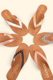 SIA MINIMAL STRAP DESIGN FLIP FLOP THONG SANDALS-A