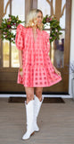 BuddyLove Ensley Short Dress Coral