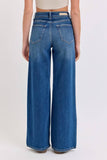 Dark Wash High Rise Wide Leg Jeans [WV97320DK]