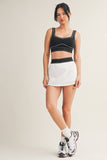Lightweight Skort with Elastic Waistband