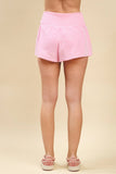 CP10043-Motion Athleisure Wide Waistband Detail Short