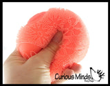 1 NeeDoh Fuzzball FLOWER POWER Soft Doh Filled Stretch Ball
