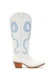 RUBY BOW SWIRLING PATTERNED WESTERN BOOTS