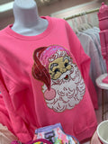 Sequin Santa Patch Sweatshirt