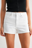 White Classic Hem Short