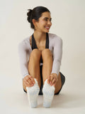 Ribbon Duo Petal Grip Sock, Pilates Socks