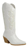 Western Mid Calf Boots