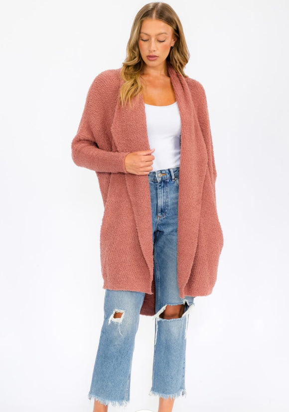 The Casey Open Front Cardigan