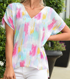 Liza Watercolor VNeck