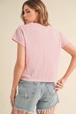 8281DK Til V-Neck Baby Top