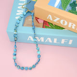 Multi Heart Stone Necklaces