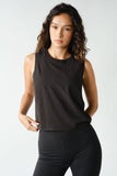 Pima Cotton Relaxed Side-Knot Tank