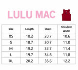 DD-TANK ROYAL BLUE LULU MAC SOLID TANK TOPS