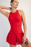 BUTTER SLEEVELESS RACER BACK TANK TOP