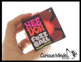 1 NeeDoh Fuzzball FLOWER POWER Soft Doh Filled Stretch Ball