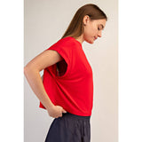 VISCOSE MODAL OPEN BACK TOP