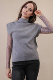 12W3391N-Soft Knit Sweater Vest Top