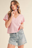 8281DK Til V-Neck Baby Top
