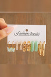 Pearl and Alloy Earring 5pcs Set MOQ