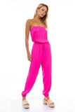 Strapless Elastic Banded Jumpsuit
