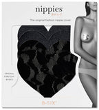 Heart Nipple Covers - Black