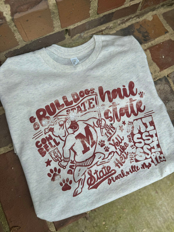 MSU Oatmeal Tee