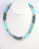 Eye Candy Beaded Necklace Aqua