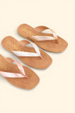 SIA MINIMAL STRAP DESIGN FLIP FLOP THONG SANDALS-A