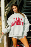FAVORITE Reversible Mock-Neck Sweatshirt