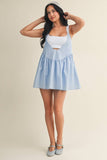 Gingham Print Double Layered Play Dress