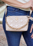 Jace Quilted Crossbody-NUDE
