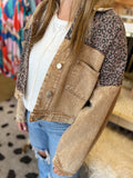 Khaki Leopard Jacket