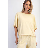 MINERAL WASHED BOXY TOP