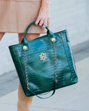 Kinzley Tote Hunter Green EC